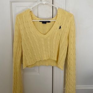 Cropped Ralph Lauren sweater